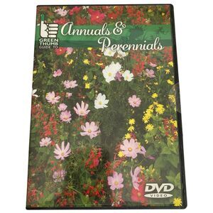 Green Thumb Guide to Annuals & Perennials DVD Video Gardening Tips Rock Gardens